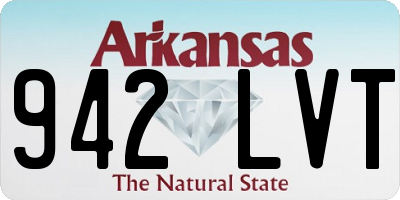 AR license plate 942LVT