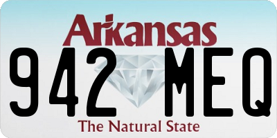 AR license plate 942MEQ
