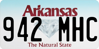 AR license plate 942MHC