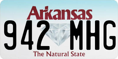 AR license plate 942MHG