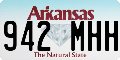 AR license plate 942MHH