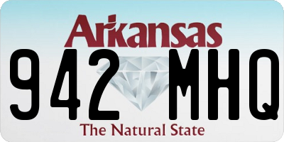 AR license plate 942MHQ
