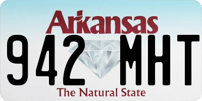 AR license plate 942MHT