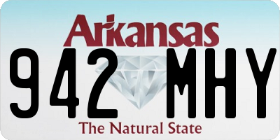 AR license plate 942MHY