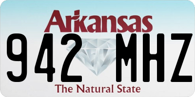 AR license plate 942MHZ