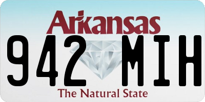 AR license plate 942MIH