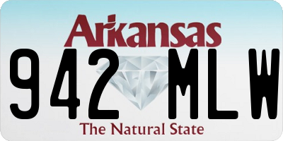 AR license plate 942MLW