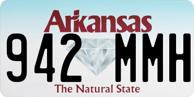 AR license plate 942MMH
