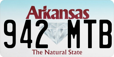 AR license plate 942MTB