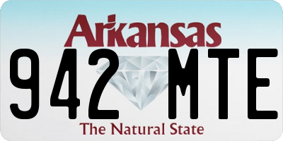 AR license plate 942MTE