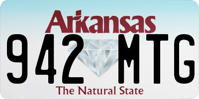 AR license plate 942MTG