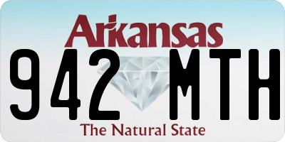 AR license plate 942MTH