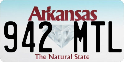 AR license plate 942MTL