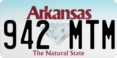AR license plate 942MTM