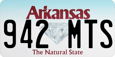 AR license plate 942MTS