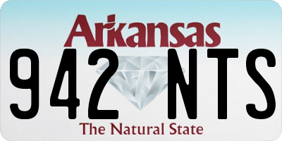 AR license plate 942NTS