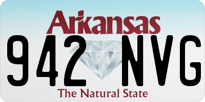 AR license plate 942NVG