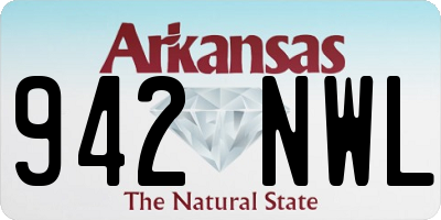 AR license plate 942NWL