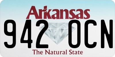 AR license plate 942OCN