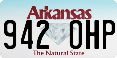 AR license plate 942OHP