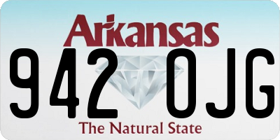 AR license plate 942OJG