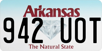 AR license plate 942UOT