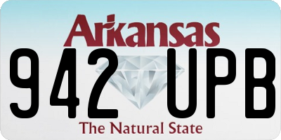 AR license plate 942UPB