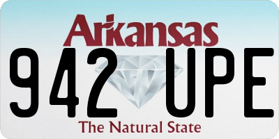 AR license plate 942UPE