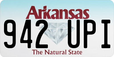 AR license plate 942UPI