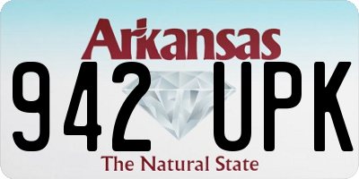 AR license plate 942UPK