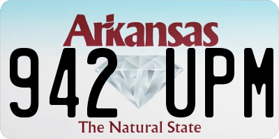 AR license plate 942UPM