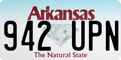 AR license plate 942UPN