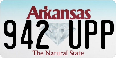AR license plate 942UPP