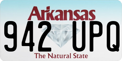 AR license plate 942UPQ