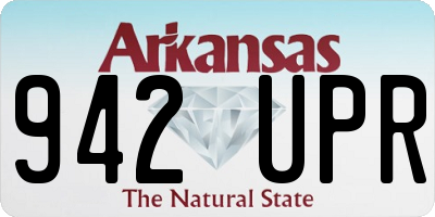 AR license plate 942UPR
