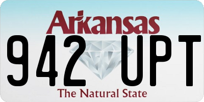 AR license plate 942UPT