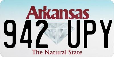 AR license plate 942UPY