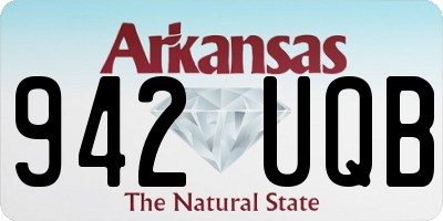 AR license plate 942UQB