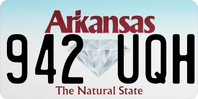 AR license plate 942UQH