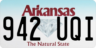 AR license plate 942UQI