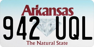 AR license plate 942UQL