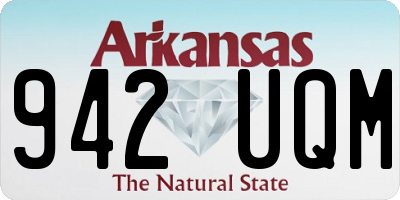 AR license plate 942UQM