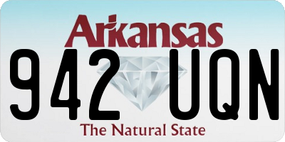 AR license plate 942UQN