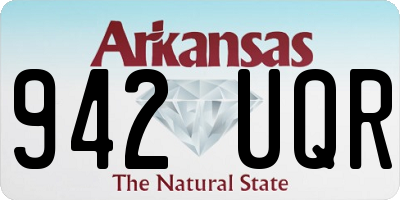 AR license plate 942UQR