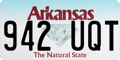 AR license plate 942UQT
