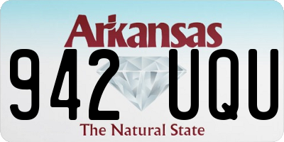AR license plate 942UQU