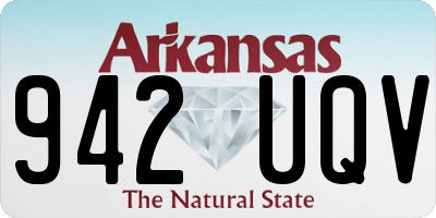 AR license plate 942UQV