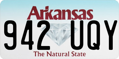 AR license plate 942UQY