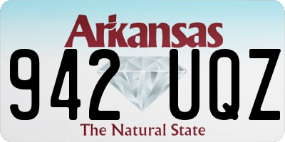 AR license plate 942UQZ