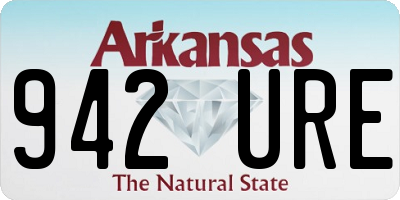 AR license plate 942URE